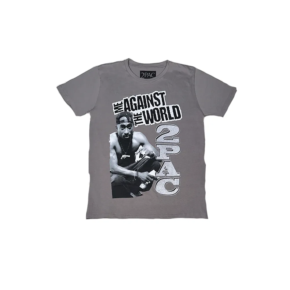 Playera "2Pac - Me Against the World" Estampado Pecho