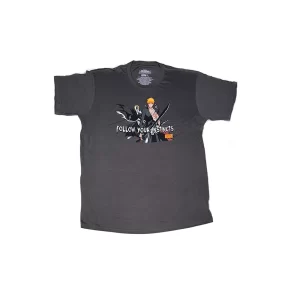 Playera  "Bleach - Ichigo Dualidad" Estampado Pecho