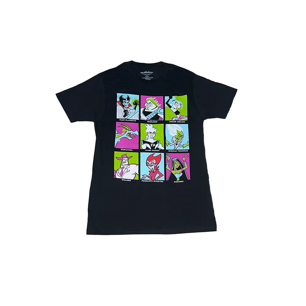 Playera "Danny Phantom - Villanos" Estampado Pecho y Espalda