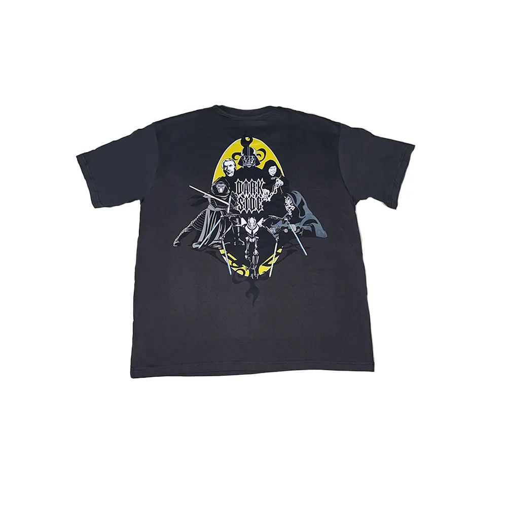 Playera "Dark Side " Estampado Pecho y Espalda