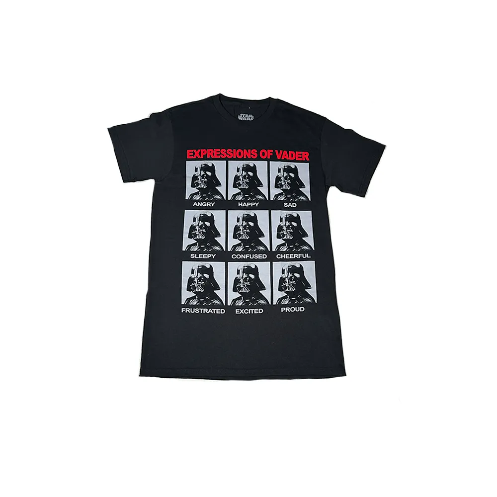 Playera "Darth Vader - Expressions" Estampado Pecho
