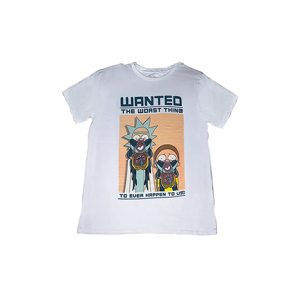 Playera "Rick Y Morty" Estampado Pecho