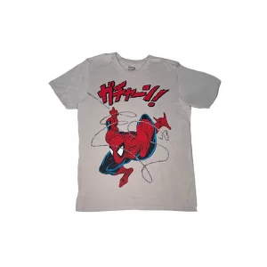 Playera "Spider-Man Kanji" Estampado Pecho