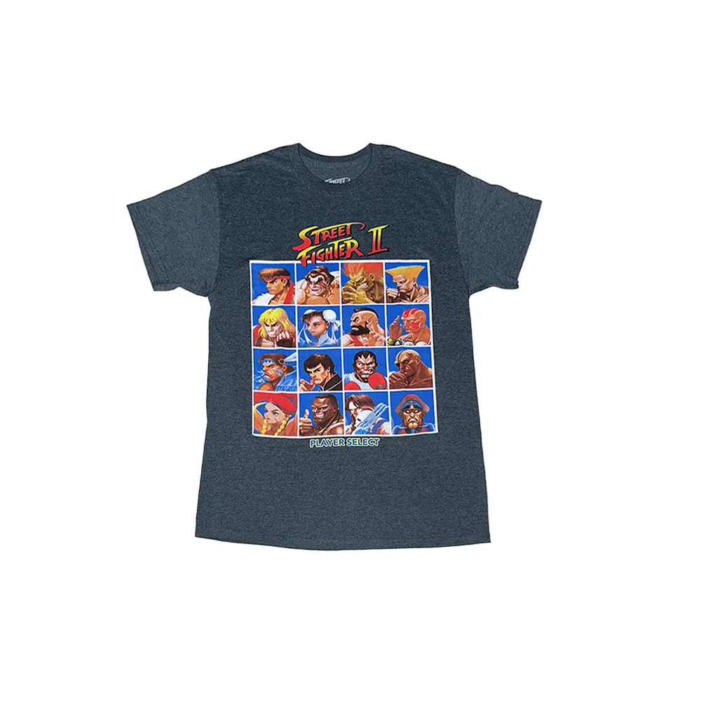 Playera "Street Fighter II" Estampado Pecho