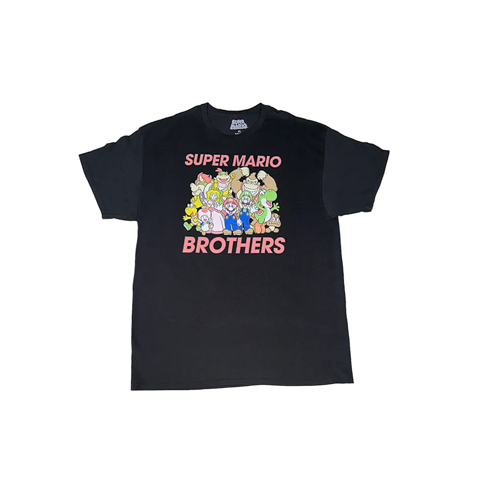Playera "Super Mario Bros - Group" Estampado Pecho