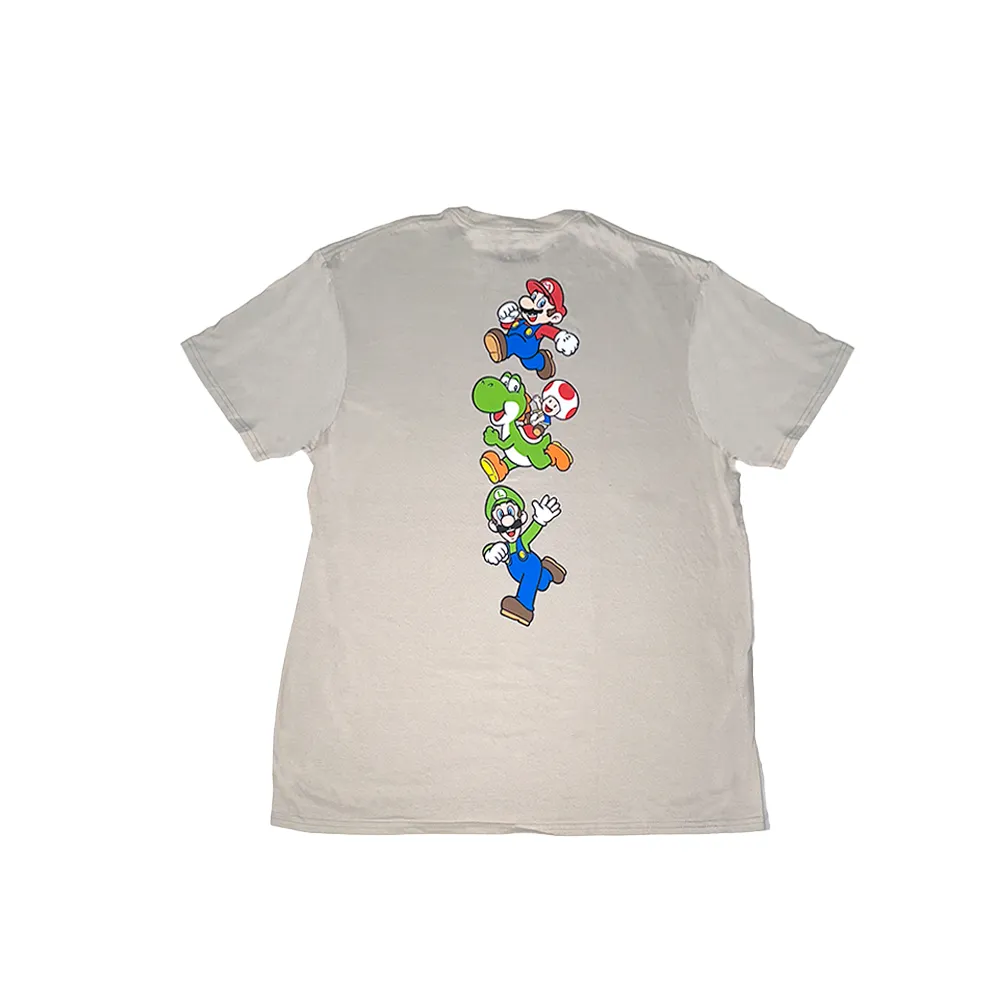 Playera "Super Mario Bros" Estampado Pecho y Espalda - Imagen 2